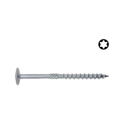 Tesařský vrut 8x60 talíř.hl. SK nerez A2 Torx 10ks