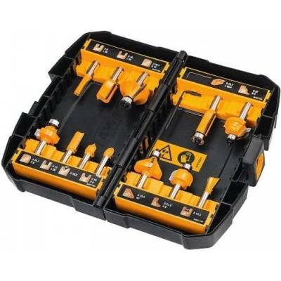DeWalt 12 dílná sada různých typů fréz DT90016
