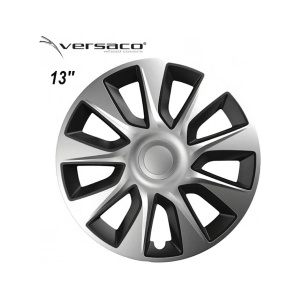 Versaco Тасове за джанти 13'' Versaco Stratos Silver / Black