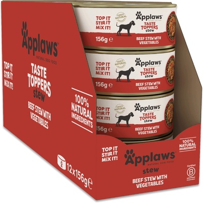 Applaws Taste Toppers Stew Hovězí se zeleninou 12 x 156 g
