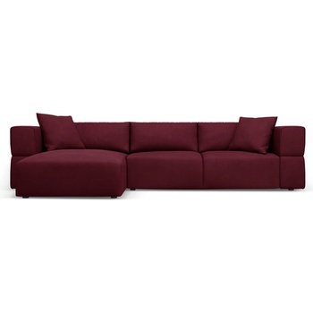Milo Casa Ъглов диван в цвят бордо, ляв ъгъл Esther - Milo Casa (MIL_LC_143_F1_ESTHER3)