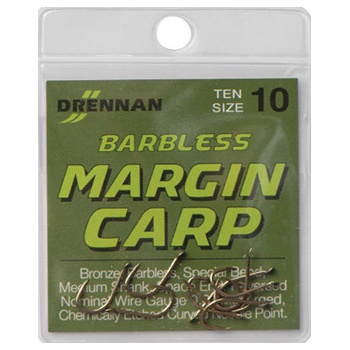 Drennan bez Protihrotu Margin Carp Barbless vel.16 10 ks
