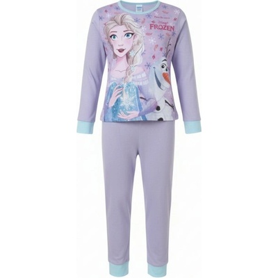 Difuzed bavlněné pyžamo Ledové království fialové