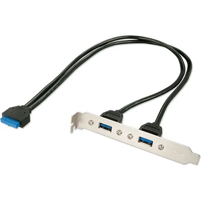 Lindy USB изход на задния панел, конектор за дънна платка, 2x USB 3.2 Gen1 33096 (33096)