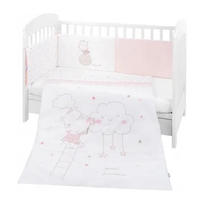 KikkaBoo Бебешки спален комплект KikkaBoo - 2 части, 60 х 120, Hippo Dreams (41101020105)