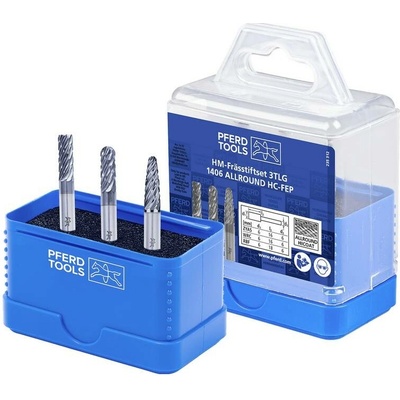 PFERD TOOLS 21901405 frézovací kolík sada Ø hriadeľa 6 mm