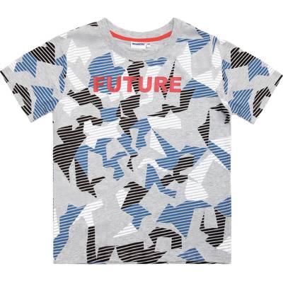 Winkiki Kids Wear Chlapecké tričko Winkiki šedý melanž