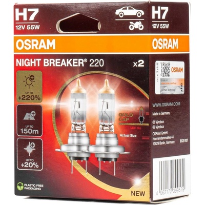 Osram Night Breaker Laser H7 PX26d 12V 55W 64210NB220 2ks