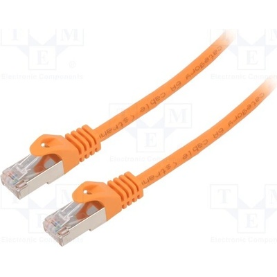 Gembird PP6A-LSZHCU-O-15M Patch S/FTP Cat 6a RJ45 vidlice z obou stran lanko Cu