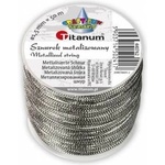 TITANUM Metallized cord with core 1.5mmx30m silver