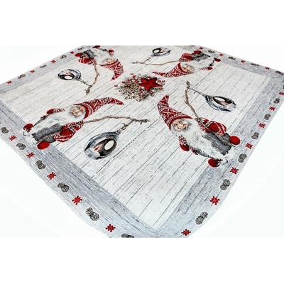 Mondo Vánoční Gobelínový ubrus Chenille IT012 90x90cm