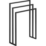 SAPHO - Стойка за кърпи за поставяне, матово черна SKA303 (SKA303)
