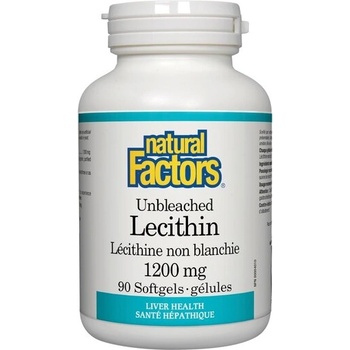 Natural Factors Лецитин 1200 mg 90 софтгел капсули | Natural Factors (2600 NF)