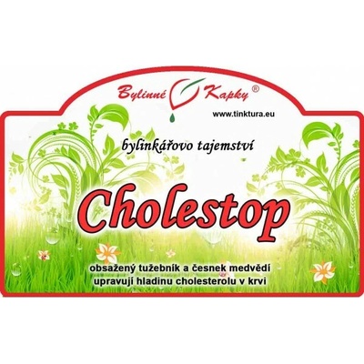 Bylinné kapky Cholestop Bylinné kvapky tinktúra 50 ml