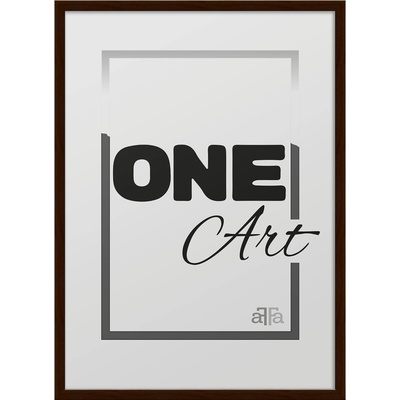 Rámeček na fotografie B1 Hekla 70x100 MDF plakát hnědý