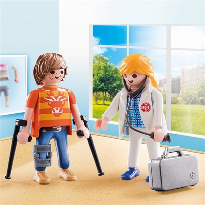 Playmobil 70079 Duo pack Lekárka a pacient