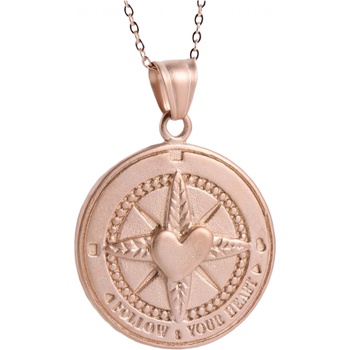 HARAHU Колие gw-20535 - Златен / Розов kp20535 (gw-20535)