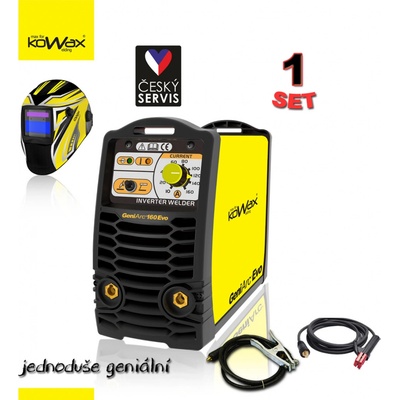 Kowax GeniArc 160EVO MMA/TIG SET I - 3m Kabely + Kukla