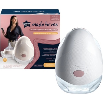 Image 1 of Tommee Tippee Made for Me In-bra Wearable Breast Pump Помпа за гърди