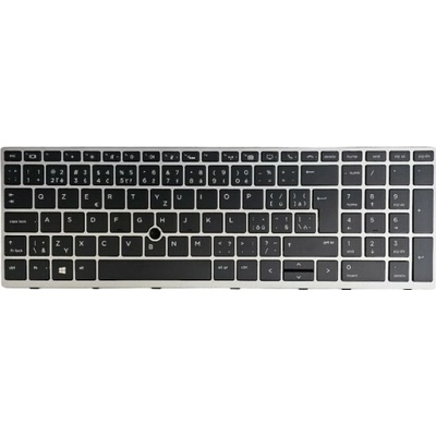DeTech Klávesnice s podsvícením pro notebook HP 850 G5, CZ – Zboží Živě