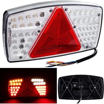 Ľavé zadné svetlo 53 LED s trojuholníkom
