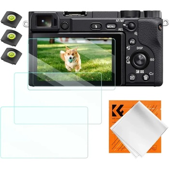 K& F Concept Протектор за LCD дислпей за Sony NEX 7, NEX 6, NEX 6L, NEX 5, NEX 3N, A6600, A6100, A6400, A6300, A6000, A5000 стъкло 0, 3 mm 3бр