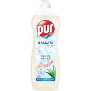 Pur Препарат за миене на съдове Pur Duo Power, алое вера, 750 ml