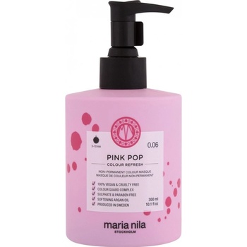Maria Nila Colour Refresh Pink Pop 0.06 maska s barevnými pigmenty 300 ml