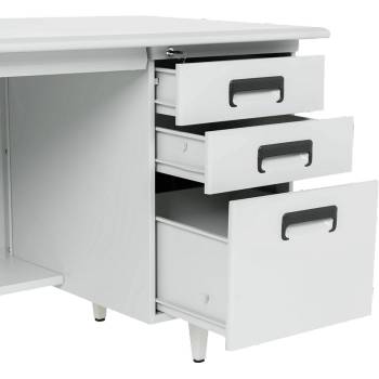 Carmen Метално бюро Carmen CR-1317 L - сиво (3580307)