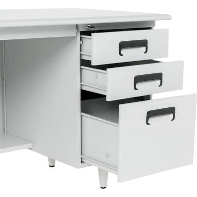 Carmen Метално бюро Carmen CR-1317 L - сиво (3580307)