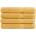 vidaXL Премиум кърпи SOLUND 4 бр златист 100x200 см 600 gsm (137294)
