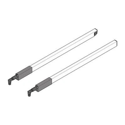 Blum ZRG.437RSIC Antaro podélný reling 500 mm šedá