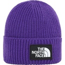 The North Face TNF Logo Box Cuffed Peak Purple