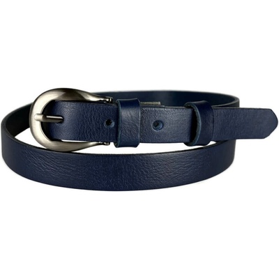 Penny Belts Dámský kožený opasek 20-178-56 tmavě modrý