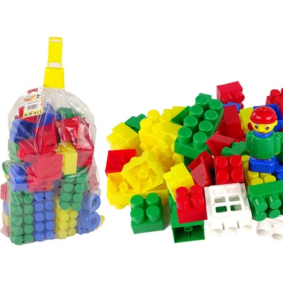 mamido Barevné stavební kostky K3 střední 65 ks