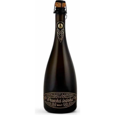 Víno Nichta SEKT Pesecká leánka brut polosuché biele 0,75 l