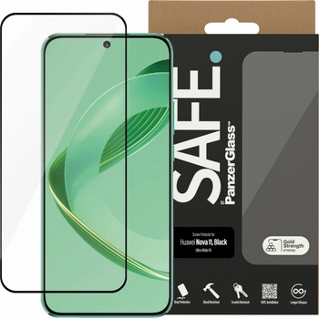 Image 1 of Panzer Стъклен протектор Safe за Huawei Nova 11 , UWF - Черен