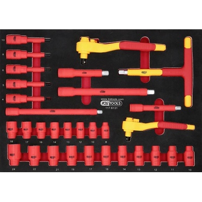 KS Tools 117.6131 súprava nástrčných kľúčov, 117.6131