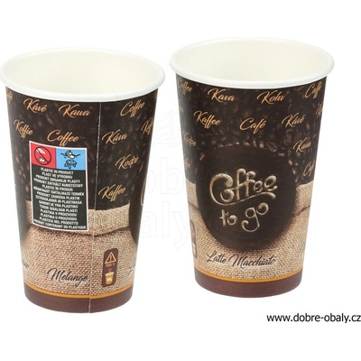 Papírový kelímek ,,Coffee to go 330 ml Ø 80 mm L 76633