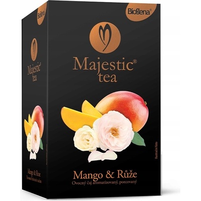 Biogena Majestic čaj čaj čaj s mangem a růží 20 sáčků