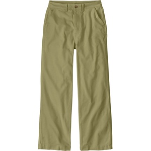 Patagonia Дамски ежедневен панталон Patagonia Women's Point Reyes Canvas Wide Leg Pants Casual trousers - Gumtree Green - размер 44 (EU) (107-3941-0517)