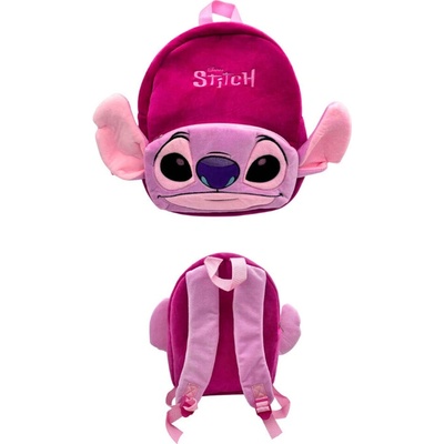 Plyšový batoh Disney Stitch růžový 30cm