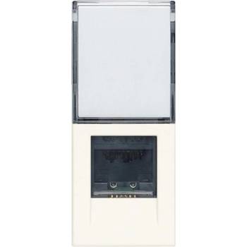 Vimar 30339.13B UTP Розетка Netsafe Linea, RJ45, Cat. 6, 1M, White, (VM30339.13B)