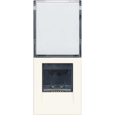 Vimar 30339.13B UTP Розетка Netsafe Linea, RJ45, Cat. 6, 1M, White, (VM30339.13B)