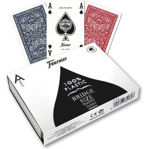 The United States Playing Card Company Двоен комплект карти за Bridge, Fournier 2826, 100% Plastic