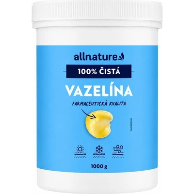 Allnature Vazelína 100% čistá farmaceutická kvalita 1000 g
