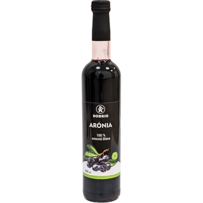 Dobrio Arónia 100% ovocná šťava 500 ml