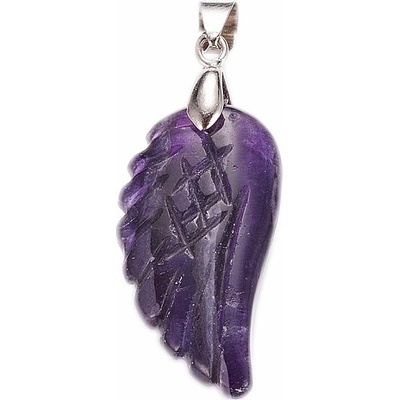 Nefertitis Ametyst přívěsek Andělské křídlo NF6404