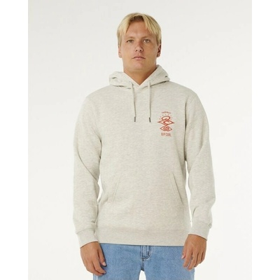 Rip Curl Search Icon Hood Light Grey Marle