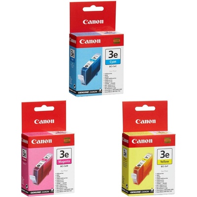 Canon КОМПЛЕКТ 3 ГЛАВИ ЗА CANON i550/850/6100/6500/S400/S500/S600/S45000 - BJC-3000/BJC-6000 - Multi pack - BCI-3eC (BCI3eC)/BCI-3eM (BCI3eM)/BCI-3eY (BCI3eY) - 4480A262